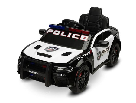 Toyz Dodge Charger Policja Pojazd na Akumulator White