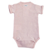 Lodger Body kopertowe niemowlęce krótki rękaw bawełniane jasny róż Ciumbelle Tan r. 74