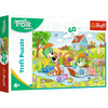 Trefl Puzzle 60 el. Przygody Rodziny Treflików