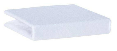 Albero Mio Prześcieradło Frotte Białe 120x60 cm