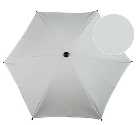 Bomix Parasolka Do Wózka Eko Skóra Biała