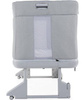 Chicco Next2Me Forever Łóżeczko Dostawne 3w1 do 22kg Moon Grey + Prześcieradło 2szt Pink Pois
