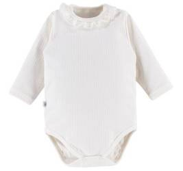 Eevi  Body Ceremony Falbanka Prążek Rozmiar 80 Ecru