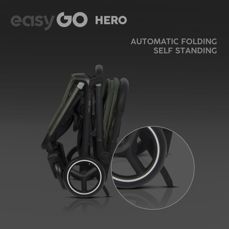 Easy Go Hero Wózek Spacerowy Jungle Green