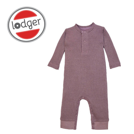 Lodger Pajacyk piżamka niemowlęca bawełniana wrzosowa Ciumbelle Rose r. 56