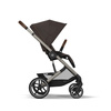 Cybex Balios S Lux 2.0 Wózek Głęboko-Spacerowy Chocolate Brown + Cloud G I-Size Fotelik Samochodowy 0-13kg + Baza G + Osłony Przeciwdeszczowe + Adaptery