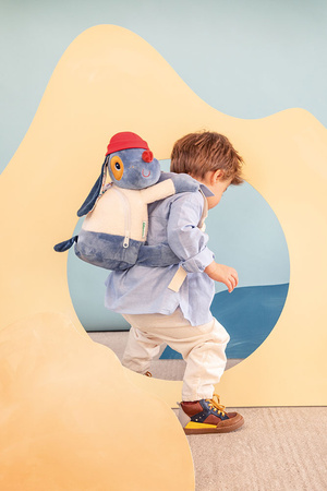 Lilliputiens Miękki plecak przytulanka Piesek Jules