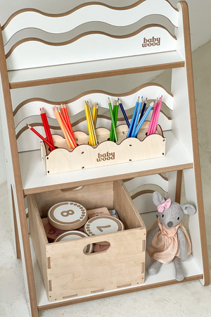 Baby Wood Organizer na Kredki