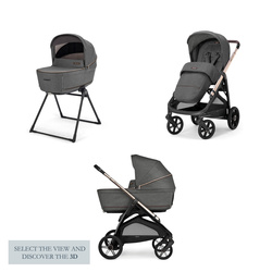 Inglesina Aptica System Duo Wózek Głęboko-Spacerowy Velvet Grey + Akcesoria
