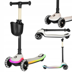 Lionelo Mey Hulajnoga Balansowa Led Pink Rose