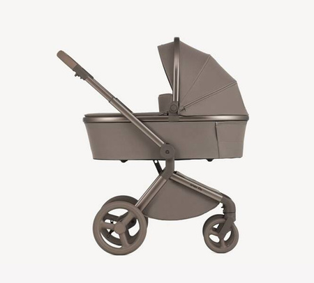 Anex Flo Wózek Głęboko-Spacerowy Yuki + Cybex Aton B2 i-Size Fotelik Samochodowy 0-13kg + Baza One Volcano Black	