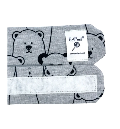 EciPeci Słuchawki Wygłuszające Pandy Szare