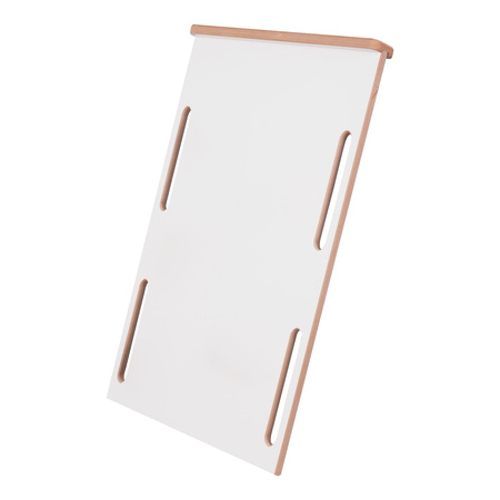 GUGI Bujak Montessori XL Drewniany z Ścianką Wspinaczkową / Zjeżdżalnią + Poduszka Różowa