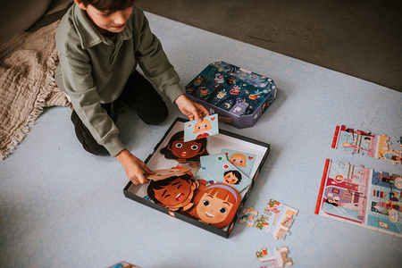 Janod Magnetyczna układanka Emocje