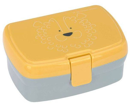 Lassig Zestaw na Lunch Lunchbox + Tritanowa Butelka - Bidon 460 ml About Friends Lew