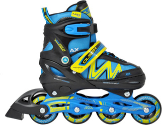 AXER SPORT, ŁYŻWOROLKI REGUL. 2W1 OLSEN r. 35-38