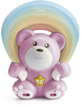 Chicco Interaktywny Miś z Tęczowym Projektorem  Pink