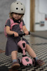 Scootandride Highwaykick 1 Jeździk i Hulajnoga 2w1 1-5 lat + Scootandride Kask Dla Dzieci S-M Rose