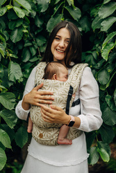 LennyLamb Nosidełko LennyLight z Tkaniny Żakardowej 50% Bawełna 50% Wiskoza Bambusowa Infinity-Golden Hour