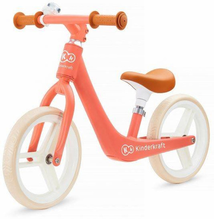 Kinderkraft Fly Plus Rowerek Biegowy Ruby + Kinderkraft Safety Kask