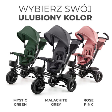 Kinderkraft Aveo Rowerek Trójkołowy Malachite Grey