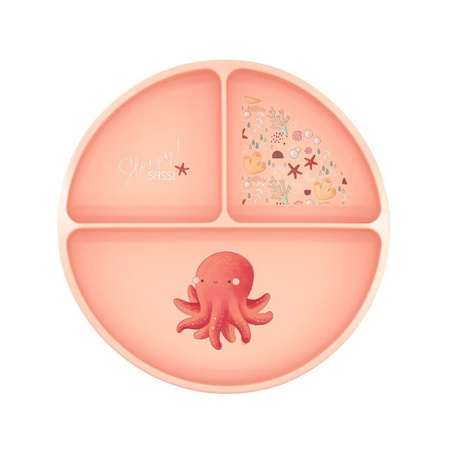 Sassi Talerz silikonowy z przyssawką Ośmiornica