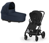 [OUTLET] Cybex Balios S Lux 2.0 Wózek Głęboko-Spacerowy Moon Black /  Ocean Blue 