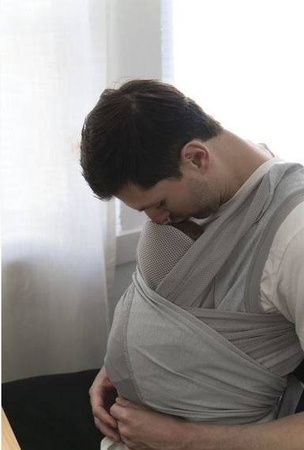 Chicco Boppy Comfyhug Nosidełko Silver Green