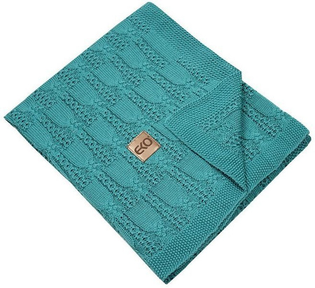 Kocyk Dzianinowy PLE-78  Morski