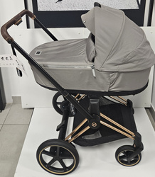 Cybex E-Priam 4.0 Wózek Głęboki Mirage Grey Rama Rose Gold