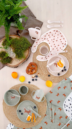 Lassig Komplet naczyń dla dzieci Little Forest Lisek