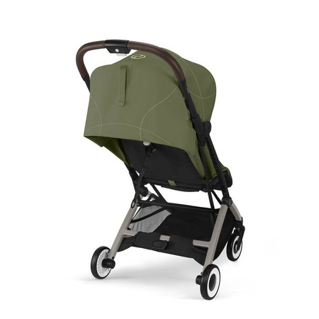 Cybex Orfeo Wózek Spacerowy Rama Taupe Moss Green 2025 + Cybex Pałąk
