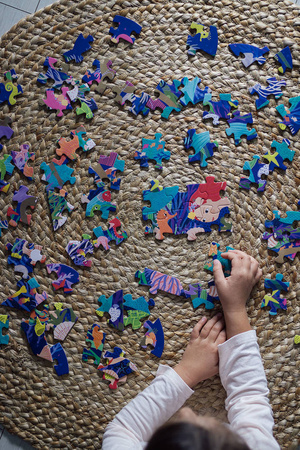 Mudpuppy Puzzle konturowe Zatoczka syren 75 elementów 5+