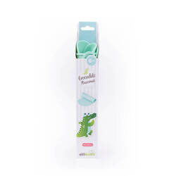 Dumel GiliGums Podkładka Silikonowa Krokodyl Miętowa