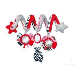 Canpol Babies Interaktywna Spirala do Łóżeczka / Wózka Zigzag 68/063 Różowy