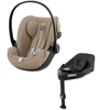 Cybex Cloud G I - Size Fotelik Samochodowy Almond Beige Plus 0-13kg + Cybex Baza G Black