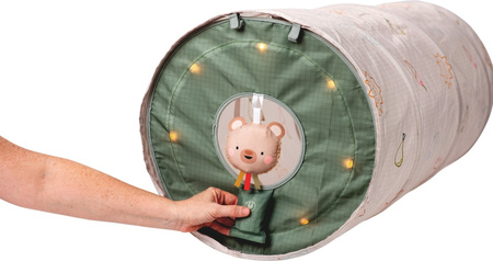 Taf Toys Świecący Tunel Sensoryczna zabawka do raczkowania i leżenia na brzuszku od 6 mc