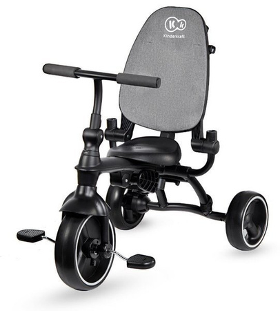 Kinderkraft Jazz Rowerek Trójkołowy Grey Melange
