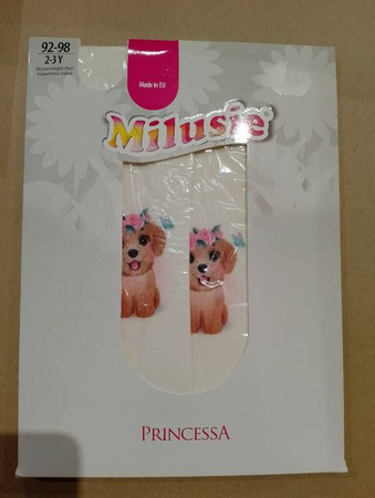 Milusie Rajstopy Dziewczęce Rozmiar 92/98 Mix Kolorów 