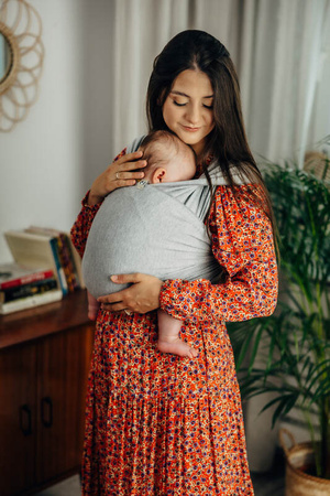 Lennylamb Chusta Do Noszenia Dzieci Elastyczna Chalcedon Rozm Standard 5,0 M 100% Bawełna