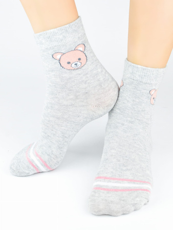 Noviti  Skarpety Bawełniane Wzorzyste Dziewczęce Rozmiar 35-38 Mix