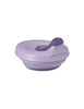 B.box Fill+Feed Silikonowa Miseczka z Pokrywką do Karmienia Niemowląt i Dzieci Piwonia