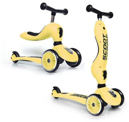 [OUTLET] Scootandride Highwaykick 1 Jeździk i Hulajnoga 2w1 1-5 Lat Lemon