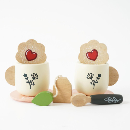 Le Toy Van Drewniany Zestaw do Herbaty Akcesoria Kuchenne