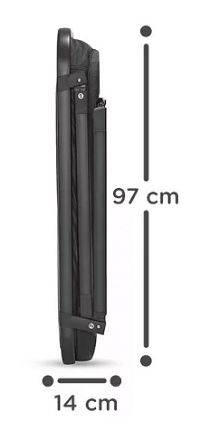 [OUTLET] Kinderkraft Sofi Plus Łóżeczko Turystyczne z Funkcją Kojca Grey