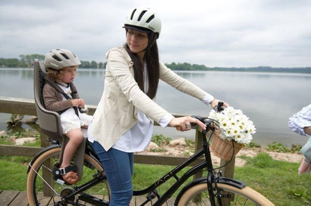 Bobike Fotelik Rowerowy Exclusive Maxi Plus 1P na Ramę   Urban Grey