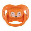 Canpol Babies Cute Animals Silikonowy Smoczek Uspokajający Symetryczny 34/924_ora 0-6msc Pomarańczowy