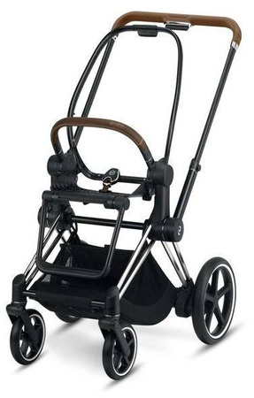 Cybex e-Priam 3.0 Rama w Zestawie ze Stelażem Siedziska Chrome + Brąz
