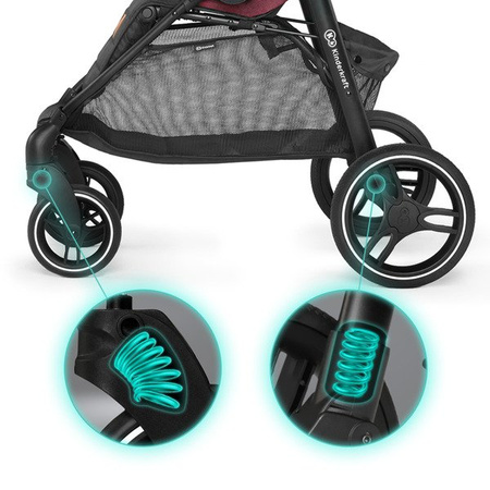 [OUTLET] Kinderkraft Grande New 2023 Wózek Spacerowy Black
