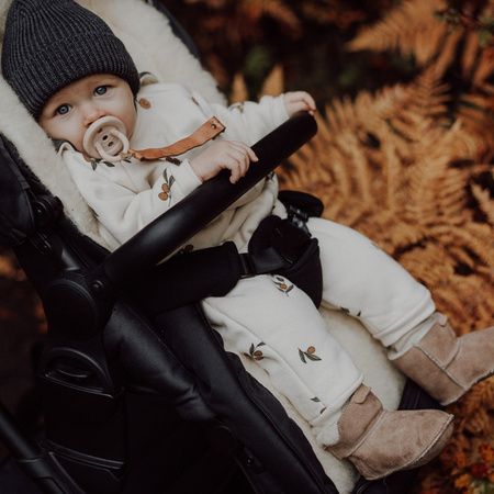 Zaffiro iGrow 4.0 Śpiwórek Do Wózka Wełna Premium Czarny / Beżowy